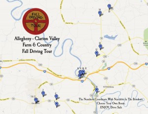 Fall Driving Tour Map