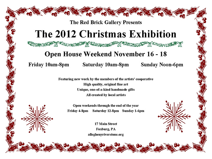 Christmas Exhibition and Open House