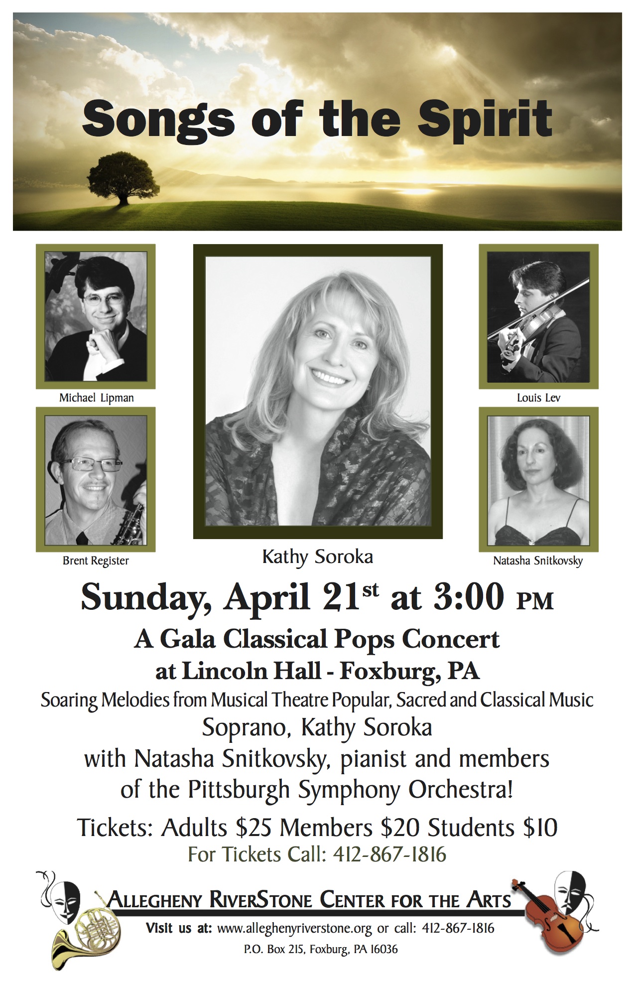 Songs of the Spirit Classical Pops Concert – April 21