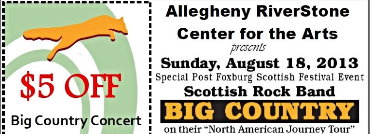 $5 Off Coupon for Big Country Concert